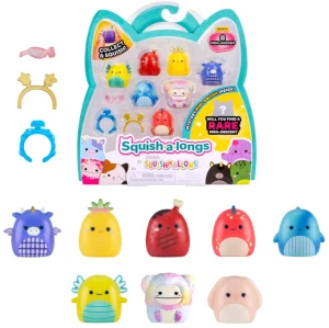 Squishmallows – Zestaw 8 figurek  Squish-a-longs SQAL0251