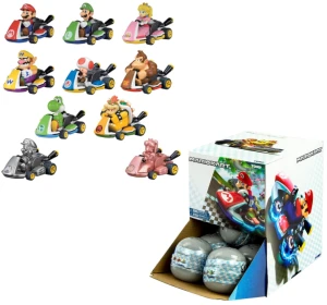 Super Mario Mariokart Autko z figurką Niespodzianka - L67936