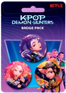 K-Pop Demon Hunters – Zestaw 3 przypinek 74524