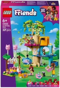Klocki LEGO Friends 42666 Kocie przyjęcie urodzinowe i domek na drzewie