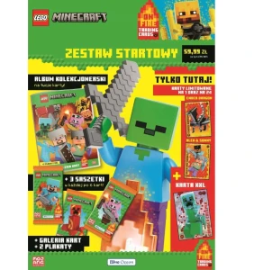 LEGO Minecraft – Zestaw startowy TCG 3. seria Album + dodatki - 12997 
