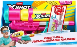 XShot Pistolet na wodę Fast-Fill 80's Super Splash Żółto-Różowy 118197 