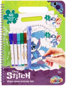 Stitch - Magiczna kolorowanka suchościeralna - 35119