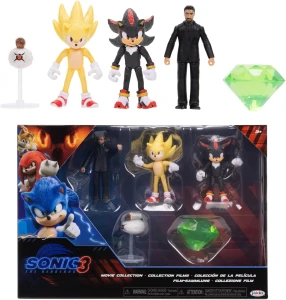 Sonic the Hedgehog 3 - Zestaw 3 figurek + akcesoria 23589