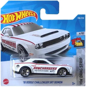Hot Wheels -'18 Dodge Challenger SRT Demon biały 5785 HCV31 