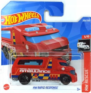Hot Wheels - Rapid Response czerwony  5785 HCW35