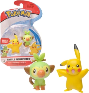 Pokemony - Zestaw 2 figurek: Grookey i Pikachu 97625