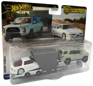 OUTLET Hot Wheels Premium - Team Transport -'18 Toyota 4Runner i '89 Toyota Supra - FLF56 HRV37