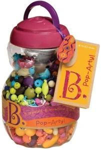 B.Toys - Zestaw koralików do tworzenia biżuterii Pop Arty 500el. - BX1043