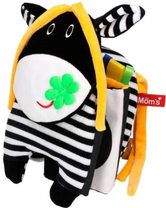 Hencz Toys - Mom's Care – Książeczka do łóżeczka króweczka - 613