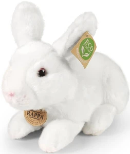Rappa 203662 Maskotka biały królik 23 cm