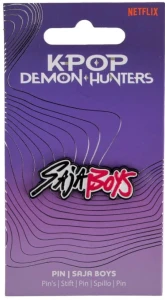 K-Pop Demon Hunters – Przypinka Napis Saja Boys CR3132