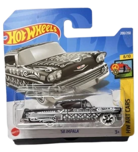Hot Wheels - '58 Impala biało-czarna TH 5785 HCX98