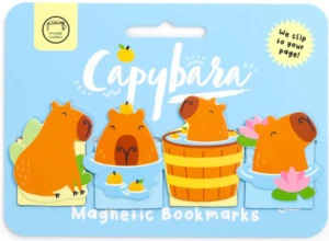 Zakładki Magnetyczne z motywem Kapibary 4 szt. BOOK34