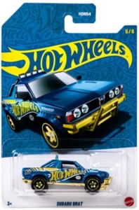Hot Wheels 58th Anniversary Blue & Gold - Subaru Brat HDH54 JKX85