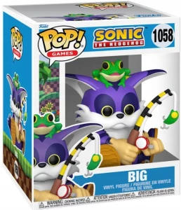Funko POP 1058 Sonic The Headgehog Super Sized - Figurka Big the Cat with Froggy