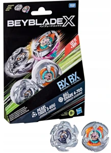 Beyblade X – Zestaw Beyblade Dwupak - Pearl Tiger 3-60U i Gill Shark 4-70O G1686