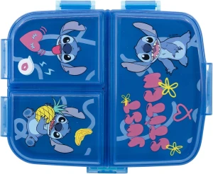 Stitch - Lunchbox - Śniadaniówka z trzema osobnymi przegródkami 75099
