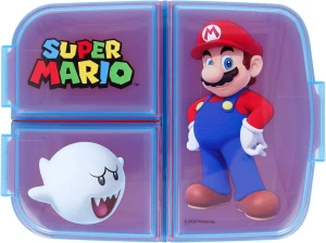Super Mario - Lunchbox - Śniadaniówka z trzema przegródkami 21420
