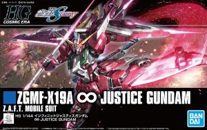 Bandai - Model Gundam HG 1/144 ZGMF-X19A Infinity Justice 89309