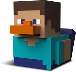 Tubbz - Kaczka kolekcjonerska - Minecraft: Steve NS5101 Pierwsza edycja