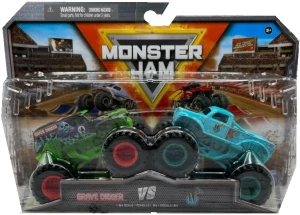Monster Jam – Zestaw 2 pojazdów - Grave Digger vs W  6064128 0276