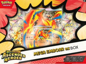 Pokemon TCG - Karty Pokemon Ascended Heroes Mega Emboar ex Box 32092