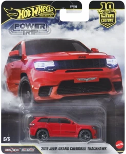 Hot Wheels Premium Pop Culture Power Trip 2019 Jeep Grand Cherokee Trackhawk 5/5 JKF28