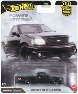 Hot Wheels Premium Pop Culture Power Trip '99 Ford F-150 SVT Lightning 2/5 JKF33