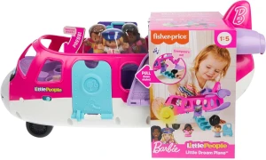 Fisher Price - Little People - Samolot Barbie z dźwiękiem + figurki HRC38