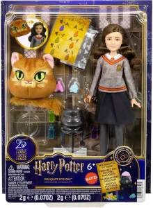 Harry Potter - Lalka Hermiona Granger + akcesoria - Eliksir Wielosokowy JGM21