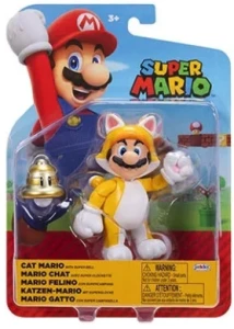 Super Mario – Figurka 10 cm Cat Mario i super dzwonek 430644