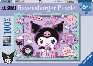 Ravensburger - Puzzle 100 el. XXL– Hello Kitty Kuromi  12004333