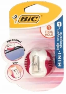 BIC – Temperówka z gumą – różowa – 78629