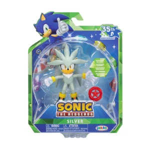 Sonic the Hedgehog - 35th Anniversary - Figurka 10 cm Silver + akcesorium 432564