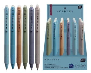 Długopis Automatyczny Ścieralny z gripem Academy 1 szt - 2407