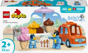 Klocki LEGO Duplo Bluey 10458 -  Wyprawa po lody z Bluey