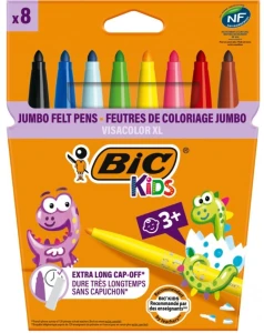 Bic Kids – Flamastry Kids Visacolor XL Jumbo 8 kolorów –  0739