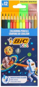 BIC – Kredki ołówkowe Cosmo Kids 12 kolorów 5055