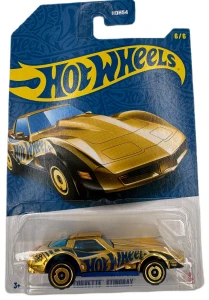 OUTLET Hot Wheels 58th Anniversary Blue & Gold - Corvette Stingray HDH54 JKX86