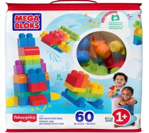 Mega Bloks DCH55 Torba + Klocki 60 elementów