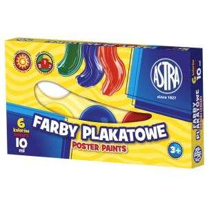 Astra - Farby Plakatowe 6 kolorów - 0515