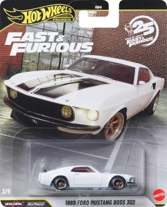 Hot Wheels - Fast & Furious - 1969 Ford Mustang Boss 302 HNW46 JHW72