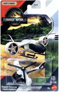 Matchbox - Jurassic World Rapid Rescue Copter JGL59 JGL16