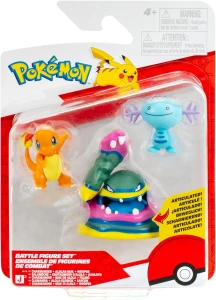 Pokemony - Zestaw 3 figurek: Charmander + Alolan Muk + Wooper PKW4557