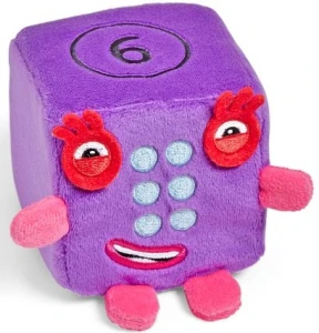 Learning Resources - Maskotka Six Sześć Numberblock HM96938-UK6