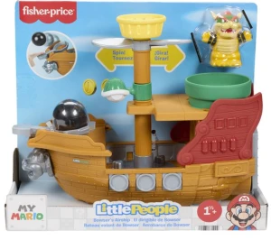 Little People - Zestaw Super Mario Statek JHG62