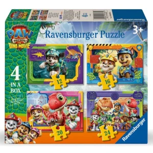 Ravensburger - Puzzle 4w1 -  Psi Patrol Dino 12004365
