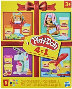 Play-Doh - Zestaw z ciastoliną 4w1 - Cztery mini zestawy G3476