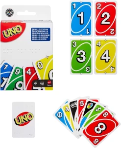 Mattel - Gra karciana UNO Braille JMK87